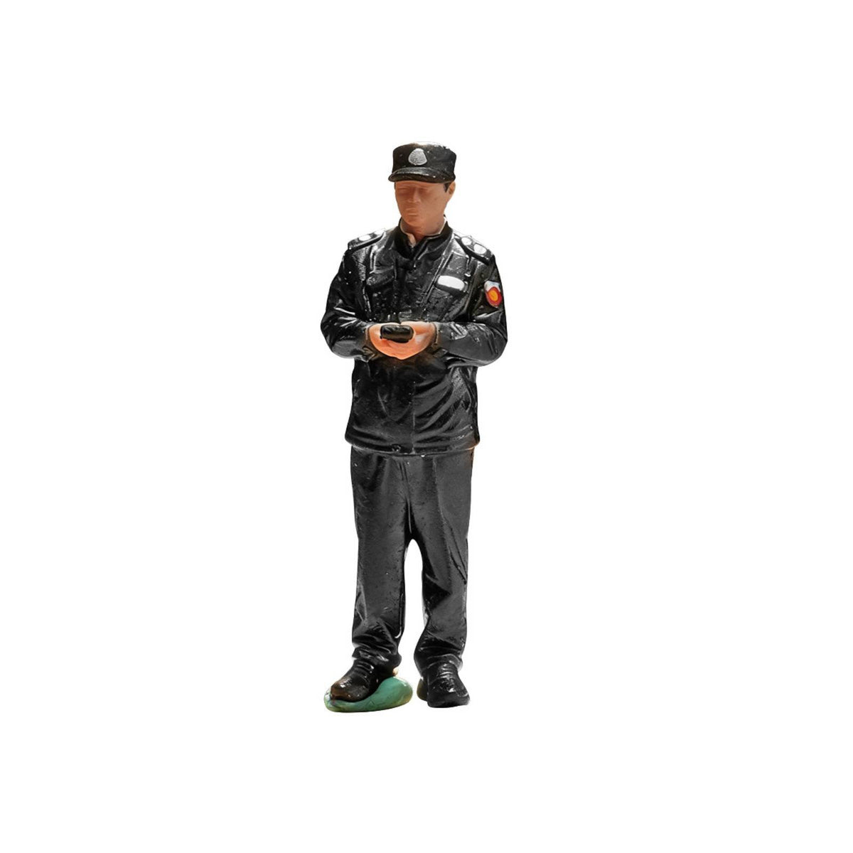 Security Guard Figurine High Detail Male Guard Miniature Figurine Realistic appearance/64 Scale Resin Figure for Collectors, Display, Diorama, Collection