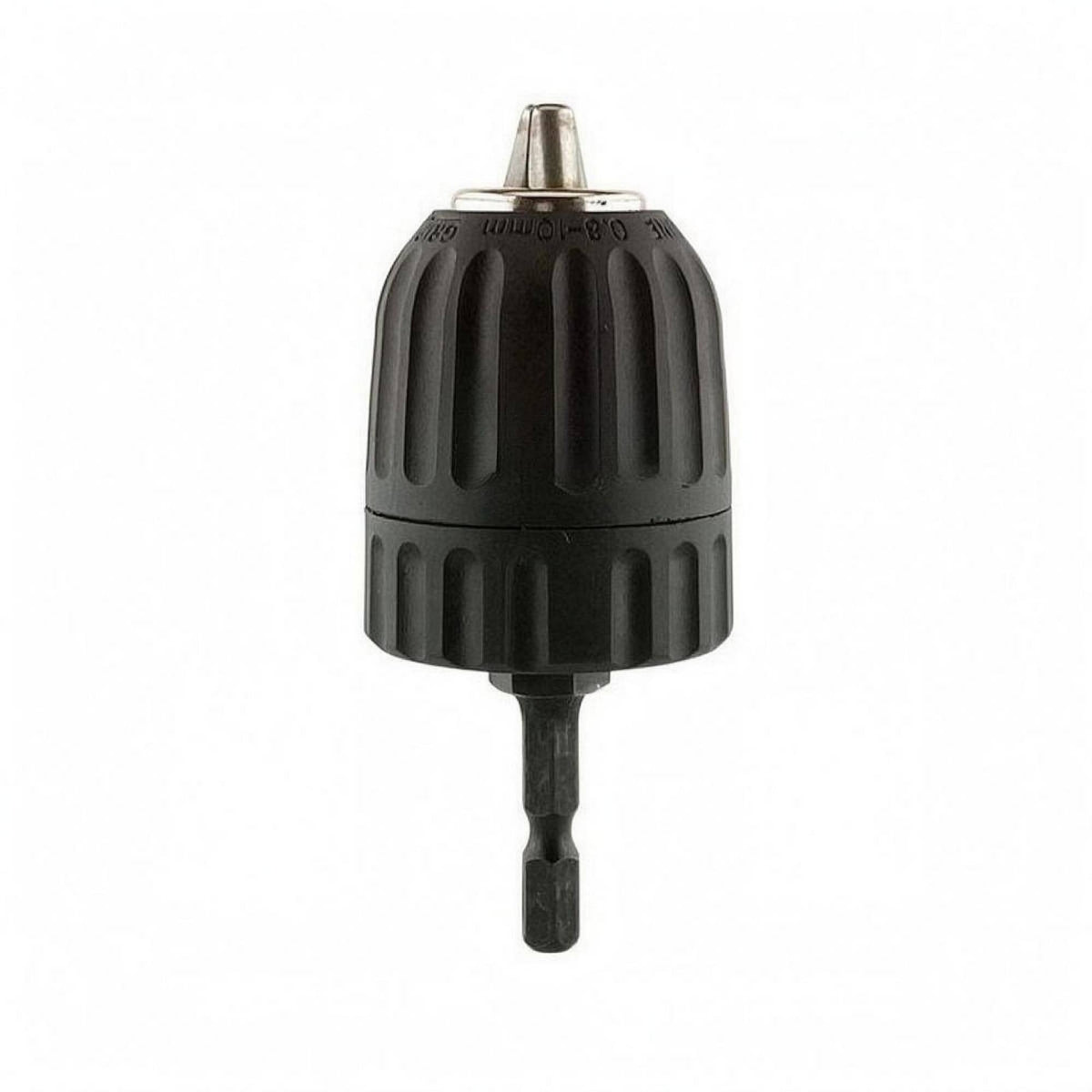 0.8-10 Mm Range Self-Tightening Drill Chuck without Key Keyless Drill Chuck Ribbed Body