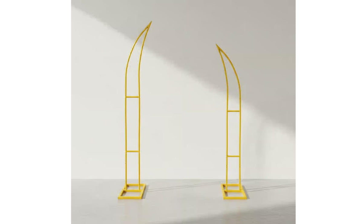 Wedding Arch Frame Rectangular Base Wedding Arch Stand Welded Joints Iron Backdrop Frame
