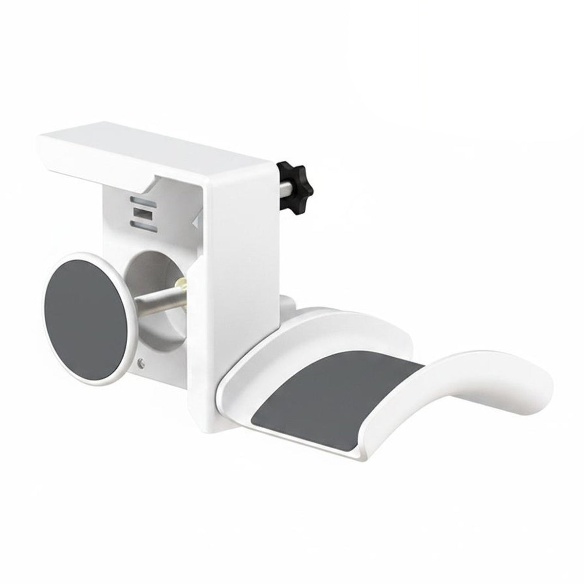 Headphone Stand Rotatable Design Display Clamp Headphone Hanger Curved Support Screen Side Headset Mount for Enthusiasts