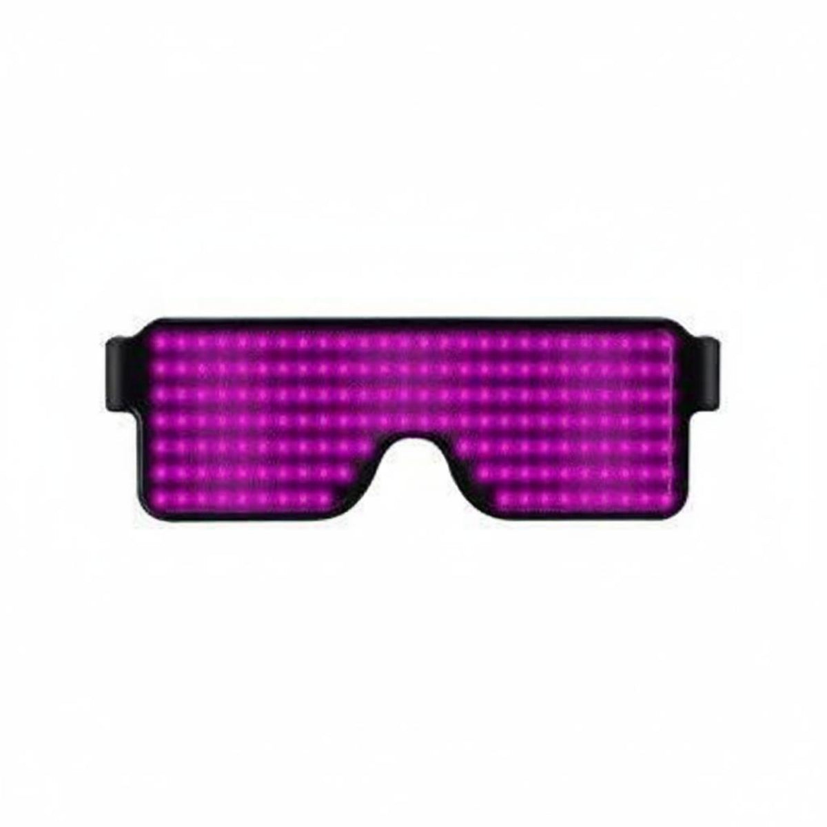 LED Glasses USB Charging Dynamic Display Glasses Event Attention Grabber Flashing Sunglasses for Game Events, Concerts, Anime Conventions