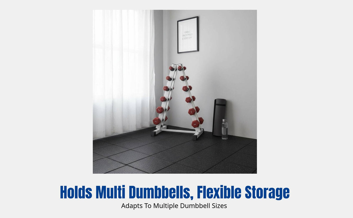 Dumbbell Rack, Home Gym Storage Stand, Multitier Metal Organizer, Fitness Equipment