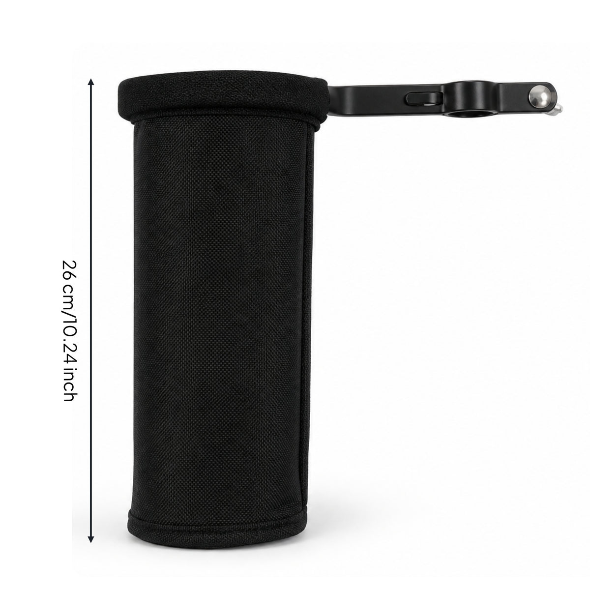 Quick-Access Drumstick Holder with Clamp Rigid Drumstick Bag with Clamp Hassle-Effortless Drum Mallet Holder Slim for Drummers, Percussionists, Stage, Rehearsal Room, Gig Rigs