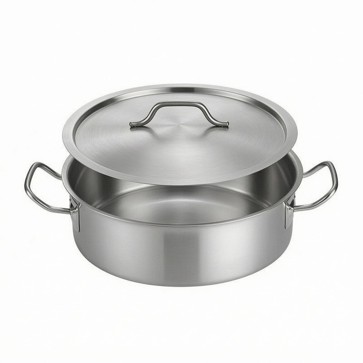 Stainless Steel Hot Pot Round Cookware Easy to Clean