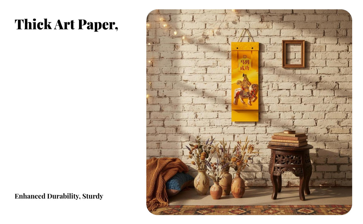 2026 Calendar, Chinese Tear-Off Wall Calendar, Horse Year Decorative Monthly Planner, Company Decor