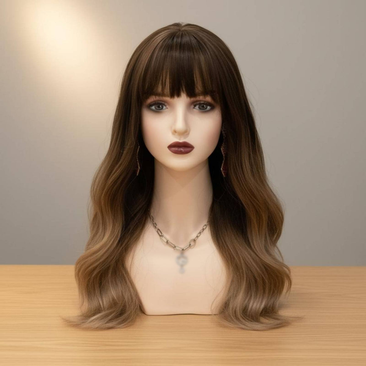 Hairpiece Display Head Eyelashes Female Mannequin Head Hair Look Jewelry Display Bust for Photo Photography