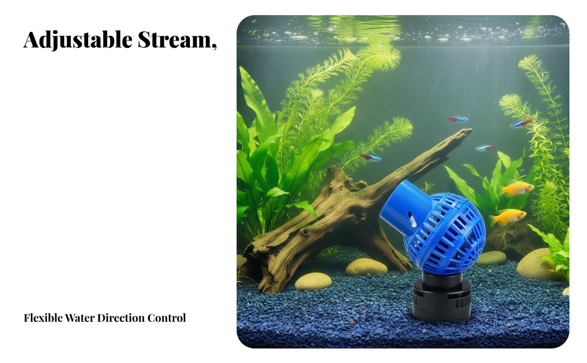 Submersible Water Circulator Pump Quiet Mini Fish Tank Water Pump 360° Rotation Mount Aquarium Circulator