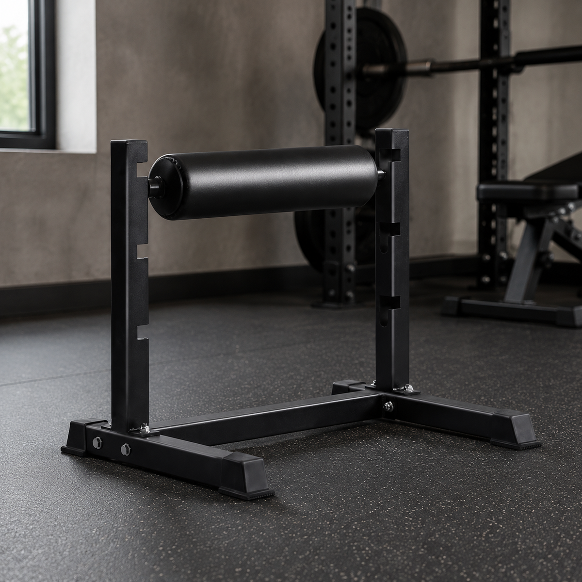 Steel Single Leg Squat Stand Adjustable Bulgarian Split Squat Machine Home Gym