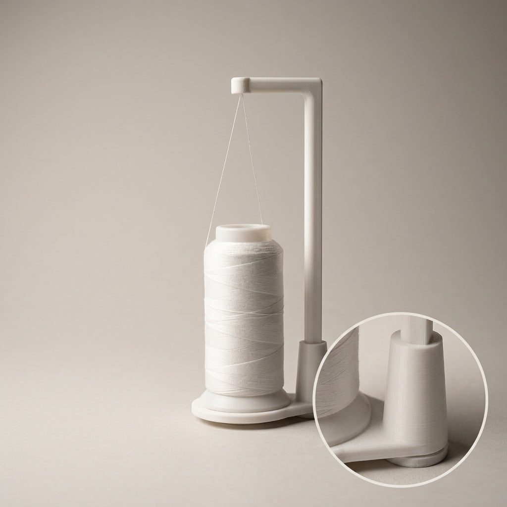 3D Printed Detachable Sewing Machine Thread Stand for Home Use - Overlock Machine Top Spool Holder