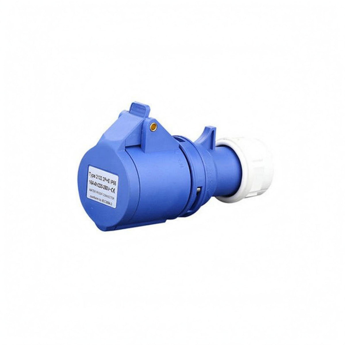 16A Marine Plug Flame-Retardant Marine Electrical Plug Blue and White