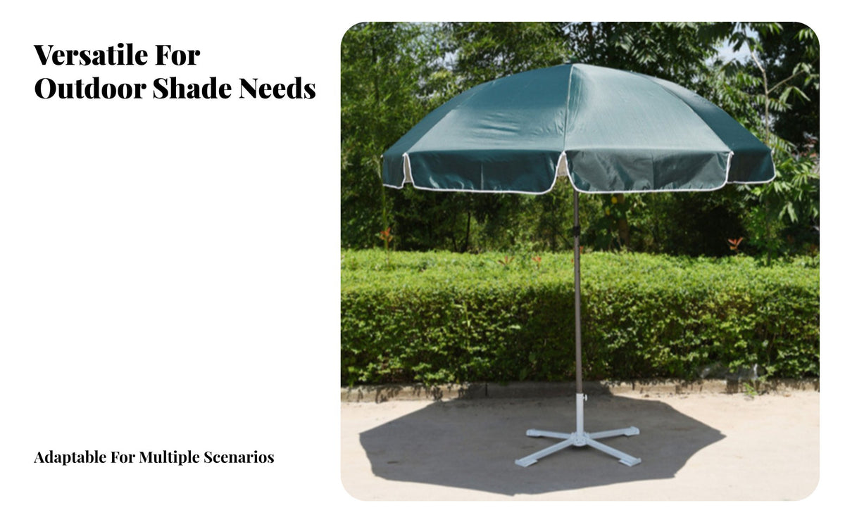 Foldable Umbrella Cross Base Stable Foldable Umbrella Stand Universal Fit Metal Parasol Stand for Market Vendors, Garden, Deck