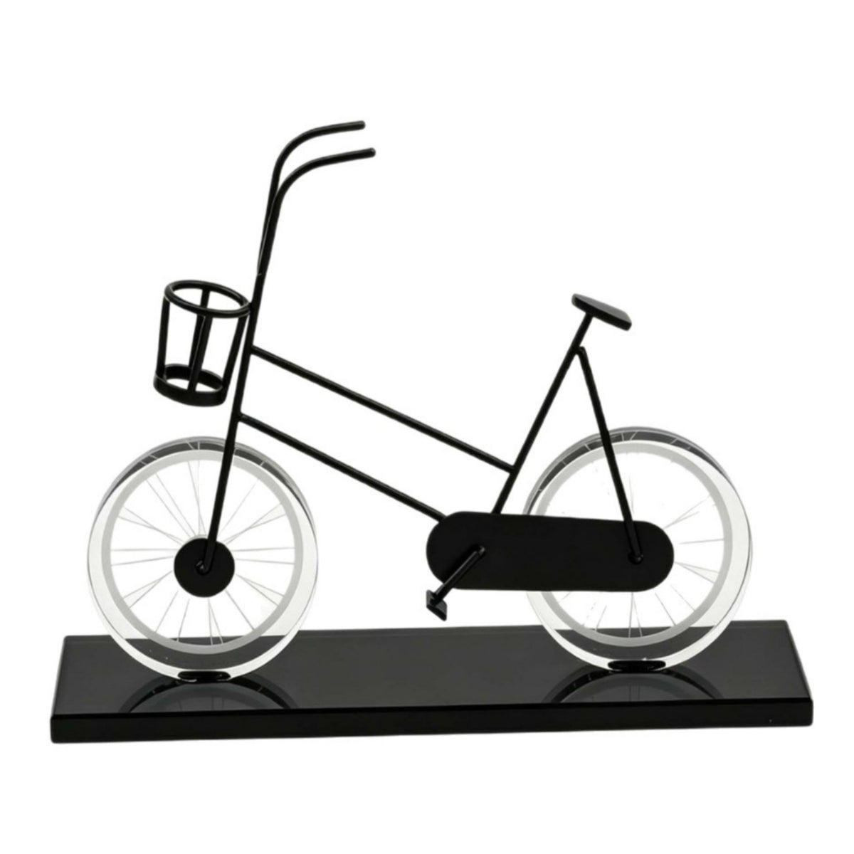 Wire-Frame Two-Wheeler Decor Minimalist Two-Wheeler Figurine Furniture Base Bike Sculpture for Living Room