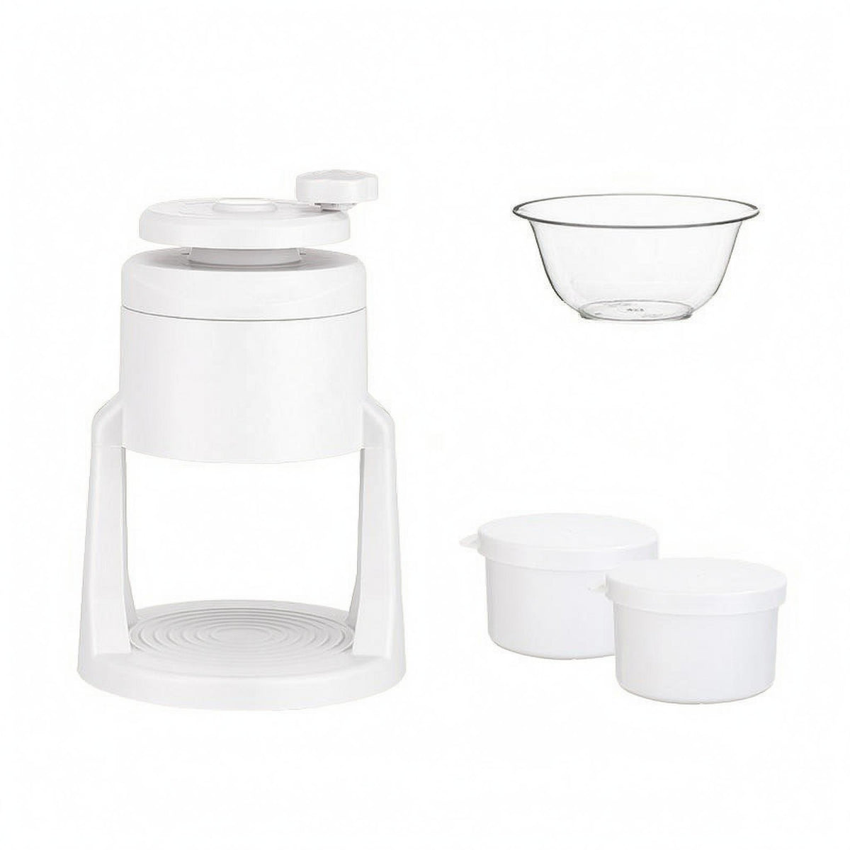 Hand-Crank Ice Crusher Compact Manual Ice Crusher Easy to Use Home Kitchen Appliance