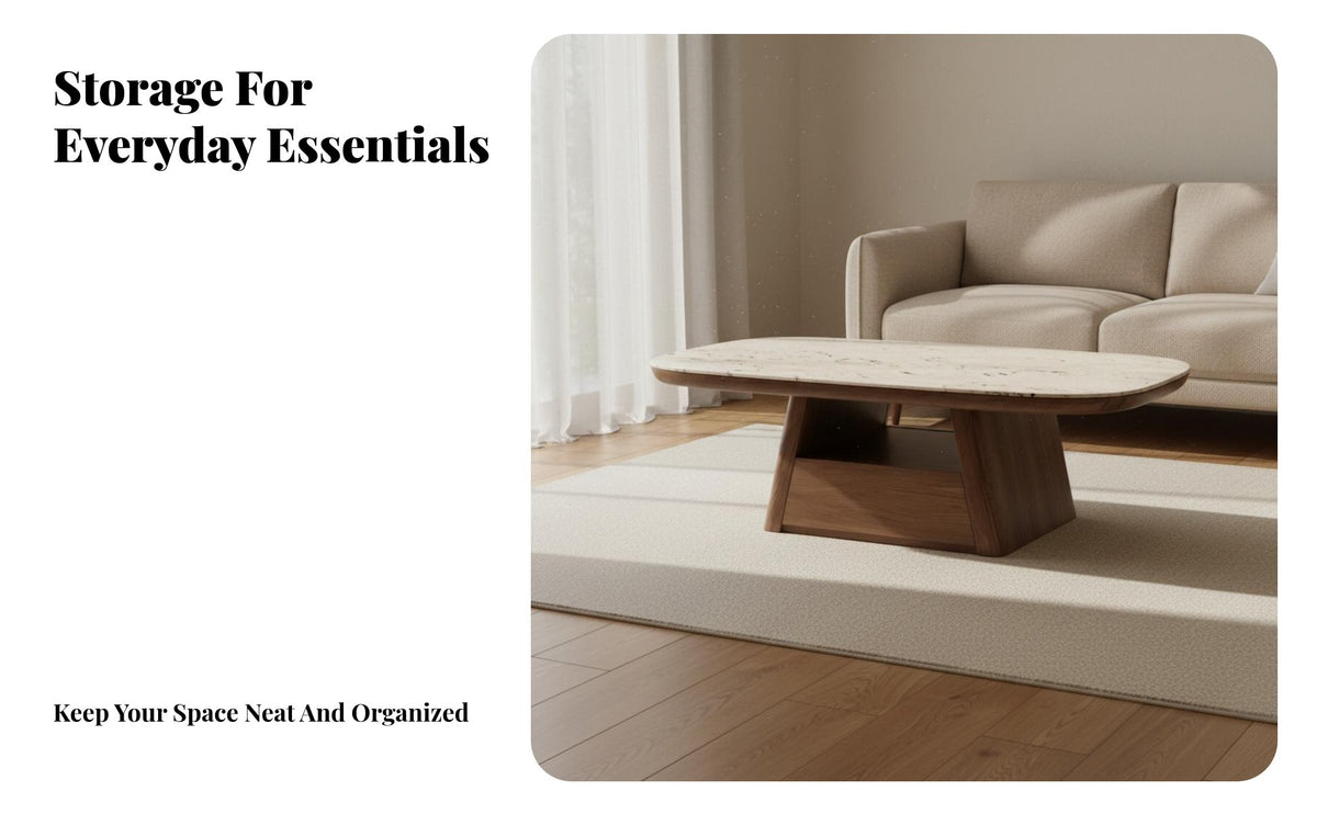 2 Pieces Coffee and End Table Set Small Space Solution Oval and Cylinder Table pair Minimalist Design Household Furniture for Families, Homeowners, Den