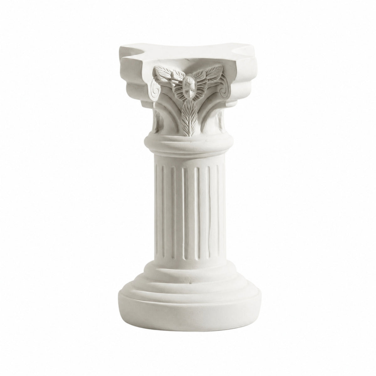 Nordic Resin Roman Column Candle Holder with Angel Figurine