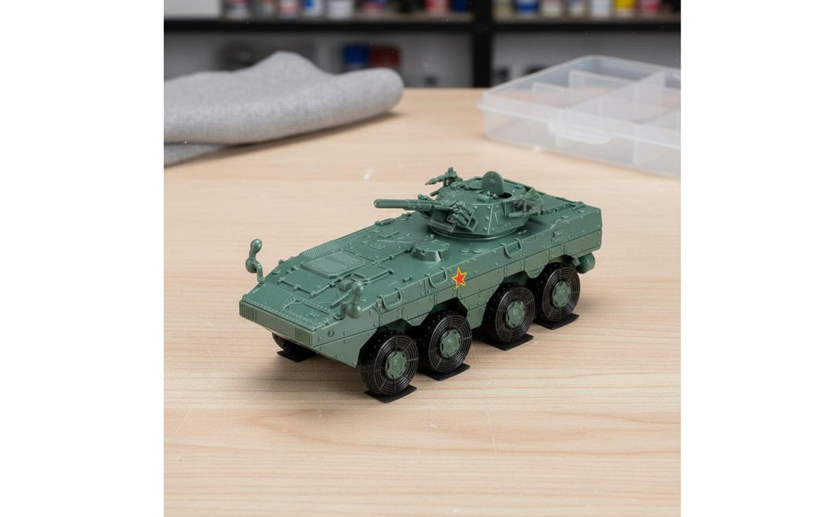 1:72 Scale Soldier Fighting Vehicle Movable Parts Chinese Armed Forces Vehicle Model Glue-No-Glue Assembly Armored Vehicle Model