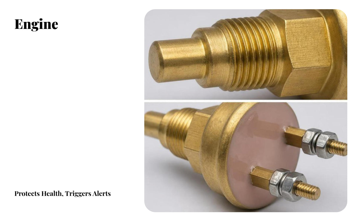 Heavy-Duty Threaded Engine | Compact with double Terminals, for Machinery Upkeep