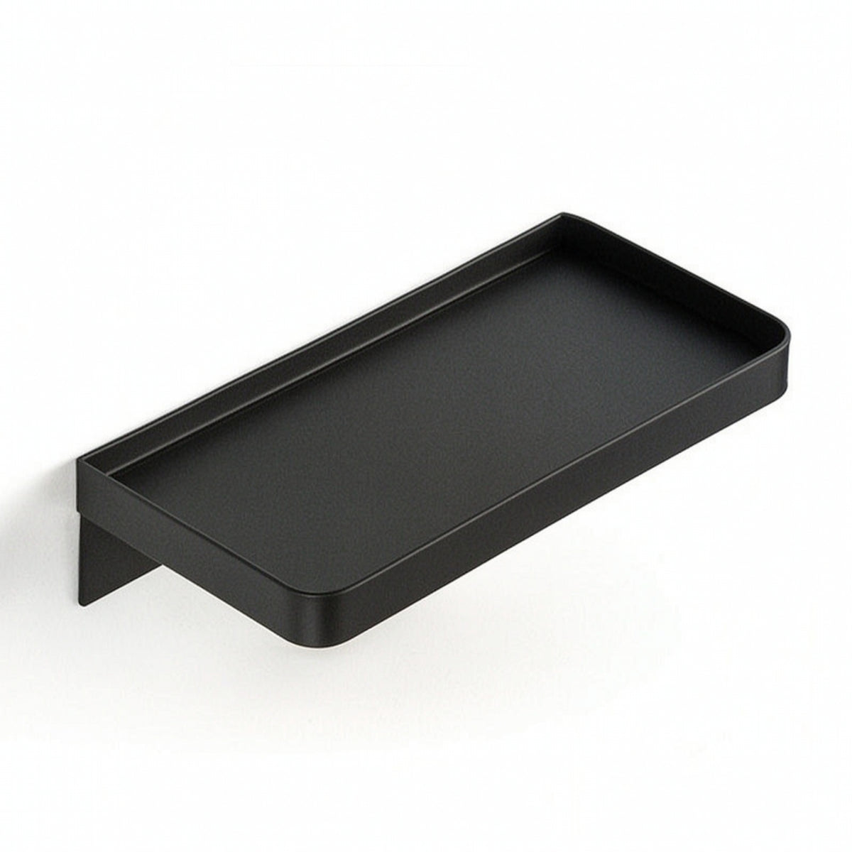 Wall-Mounted Shelf Rust Resistant Wall Mounted Shelf Low-Profile Heavy Duty for Bathroom, Kitchen