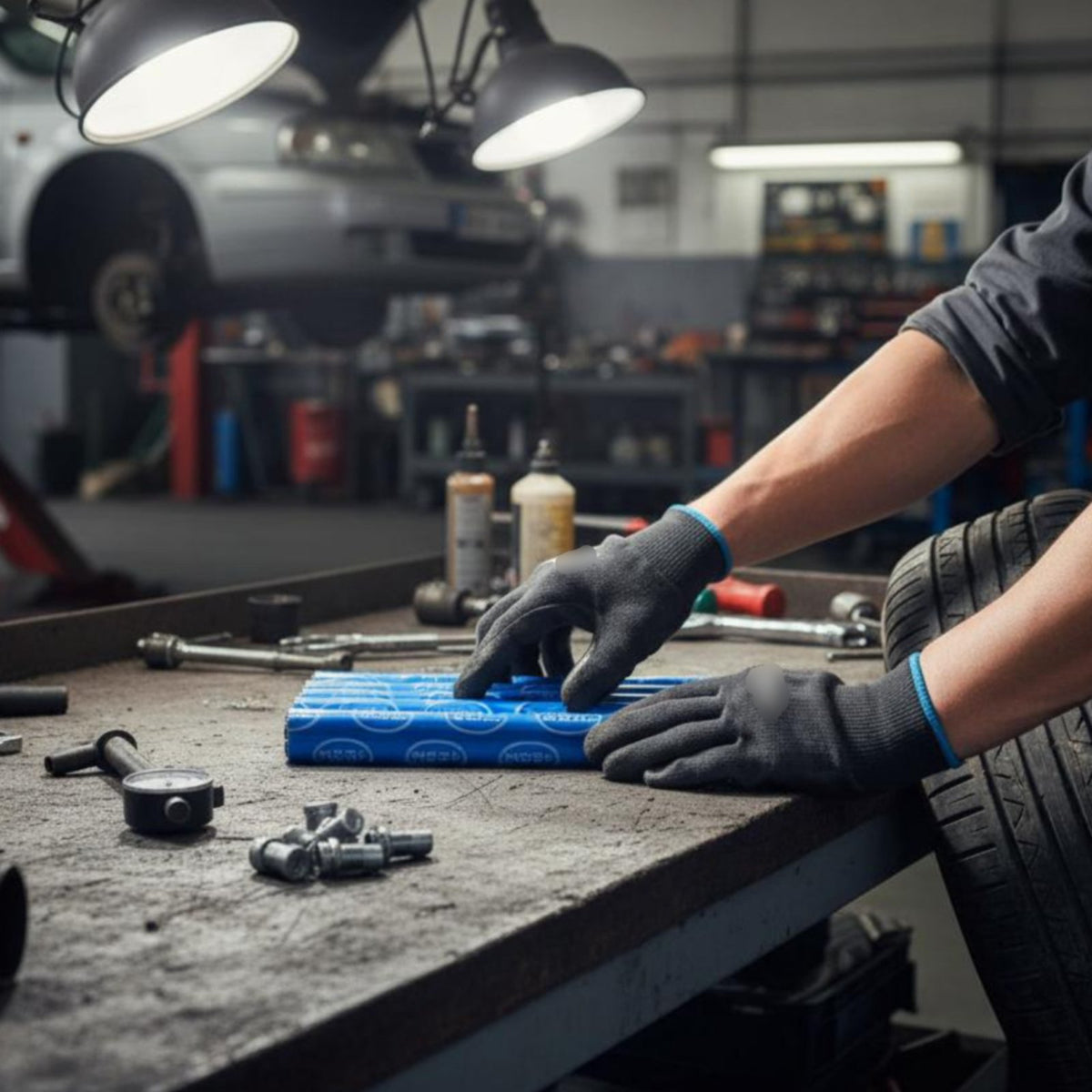 Car tire repair kit