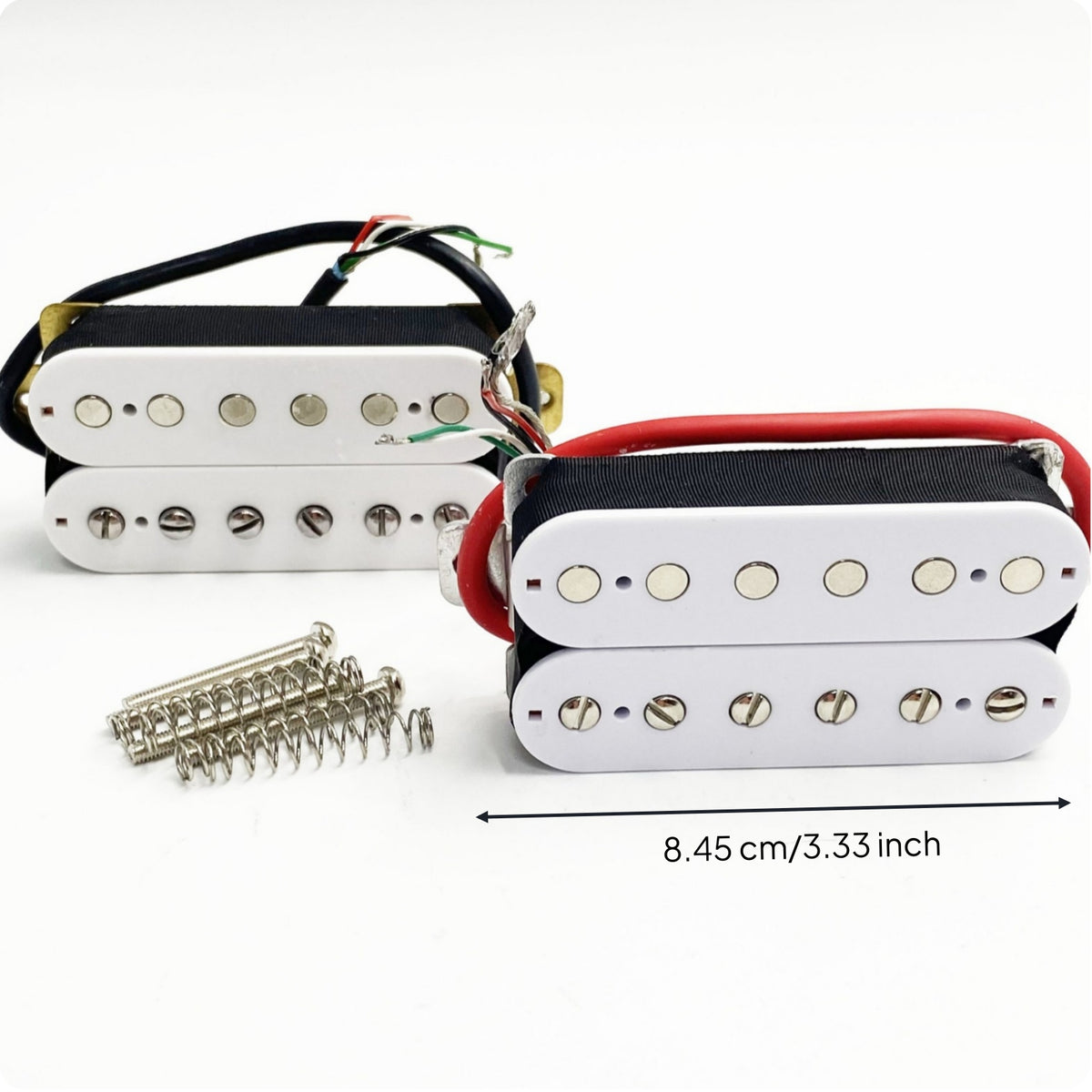 2 Pieces Alnico 5 Electric Guitar Pickup Four-Conductor Humbucker Pickup Clear Bright for Guitarists, Luthier