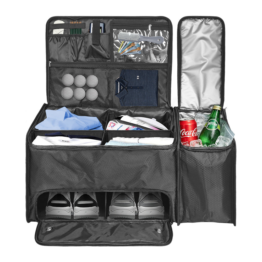Golf Clothing Bag with Cooler, Foldable, Large Capacity, Multi-functional Storage Bag