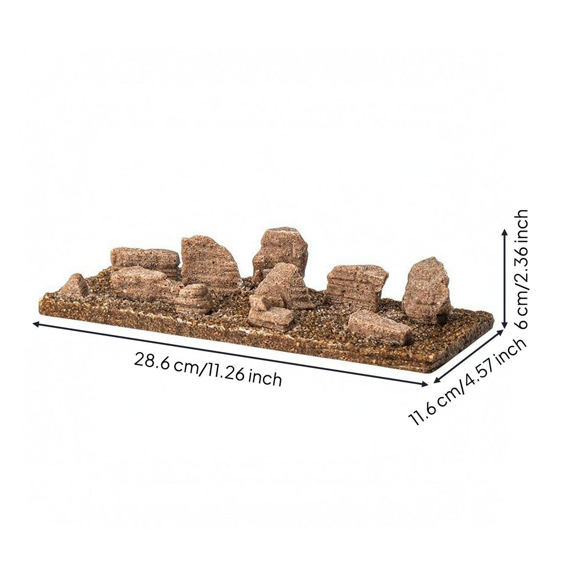 Rock Aquarium Landscape Mixed Finish Gravel Base Decoration Freshwater and Saltwater Pet Decor