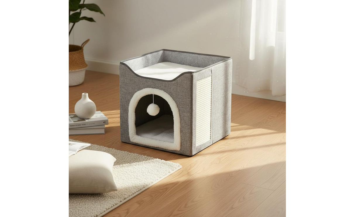 Double Layer Cat House Foldable Cat House Soft