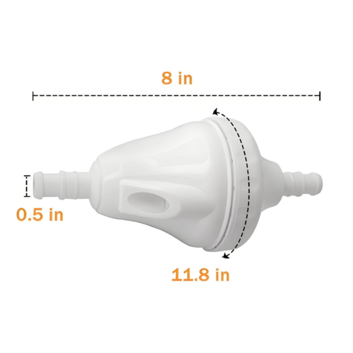 Low-Friction Pool Cleaner Valve Compact Valve Body Sturdy Wear-Resistant for Maintenance Technicians