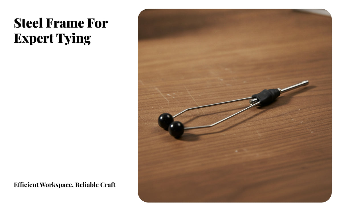 Precision Fly Tying Bobbin | Metal Wire Frame, Compact Handheld Construction, Bobbin Winder with Thread Guide