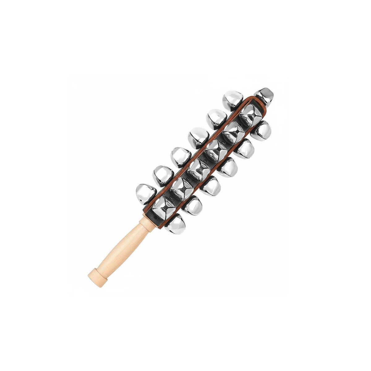 Wood Handle Bell 25 Bells Chime Early Learning Hand Bell Shaker for Children, Beginners, Leisure Activity