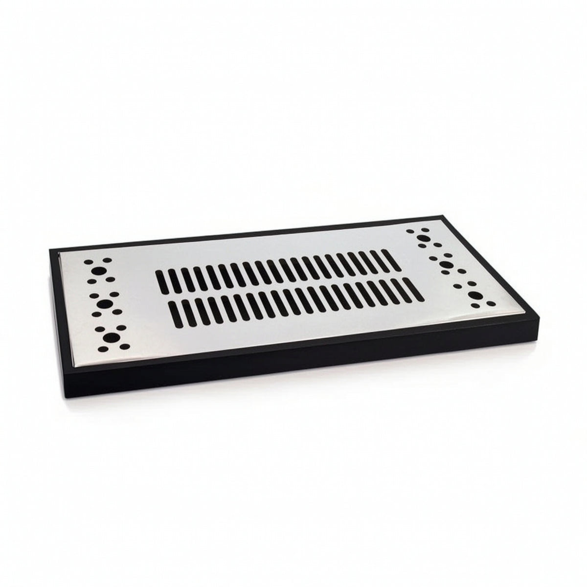 Stainless Steel Beer Spill Tray Commercial Spill Tray with Drain Sleek Polished for Kegerator