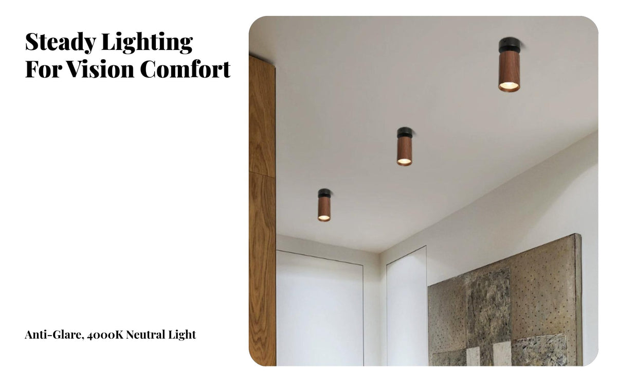 Ceiling Spotlight LED Downlight, Modern Minimalist, Bedroom Living Room Wall, Artistic Ambience, Aluminum