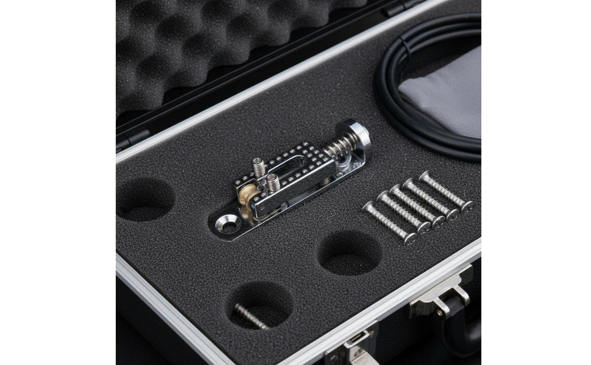 6 Pieces Electric Guitar Rolling Saddles Fully Adjustable Individual Saddle Bridge Individual Bridge Saddle Set High Accuracy
