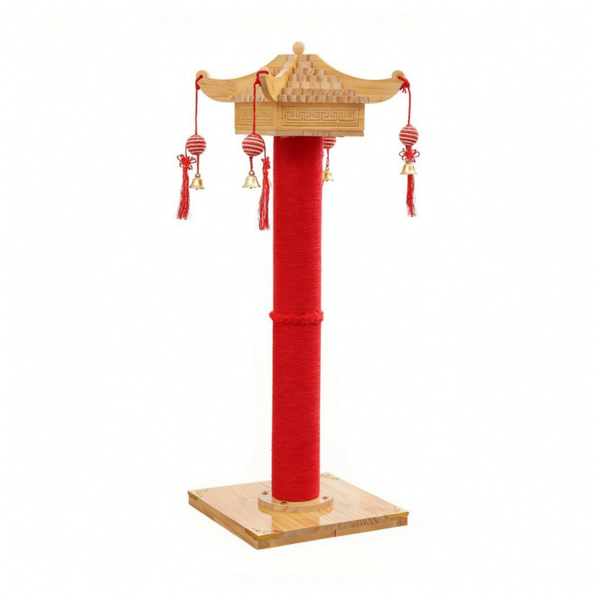 Cat Scratching Post Sturdy Cat Scratcher Multitiered Accessory for Cats, Home