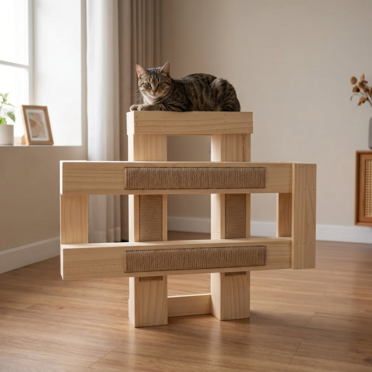 Cat Feline Perch Cat Mating Aid Easy-to-Clean Furniture for Breeders, Breeding
