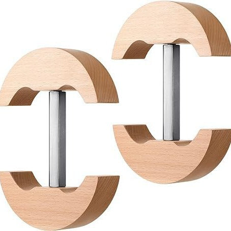 Wooden Hat Stretcher Adjustable Cowboy and Baseball Cap Shaper