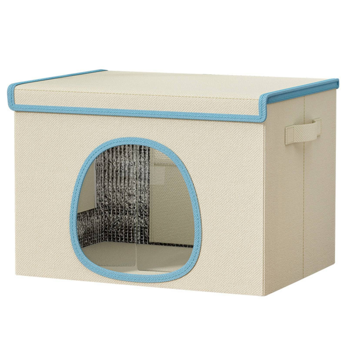 Pet House with Ice Packs Portable Cat House with Ice Packs Foldable Dog Kennel for Travel