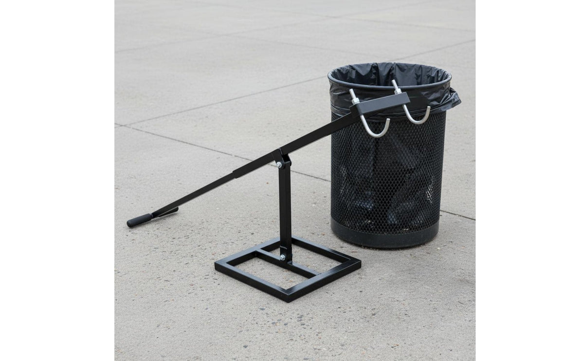 Outdoor Trash Compactor No Electricity Manual Trash Compactor Freestanding Waste Press Tool for Cleaning Workers, Municipal Sites, Schools