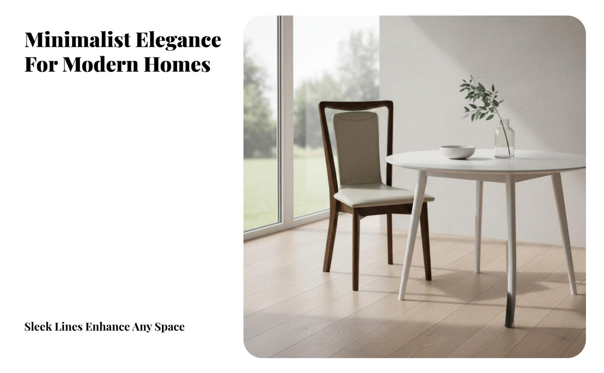 Minimalist Design Upholstered Wooden Side Chair Soft Upholstery Upholstered Wood-Frame Chair designer-inspired aesthetic Indoor Furniture Ergonomic spine supportrest for Homeowners, Families, Restaurant, Office