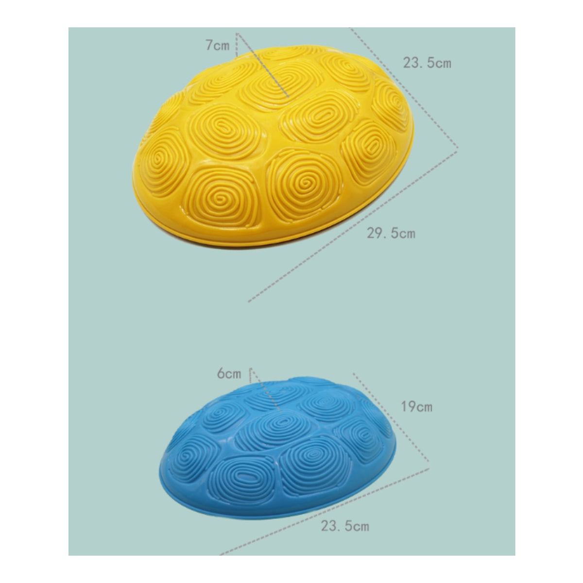 8 Pieces Textured Balance Stepping Stones Coordination Stepping Stones with Anti-Slip Base Colorful Toy Tactile for Preschool