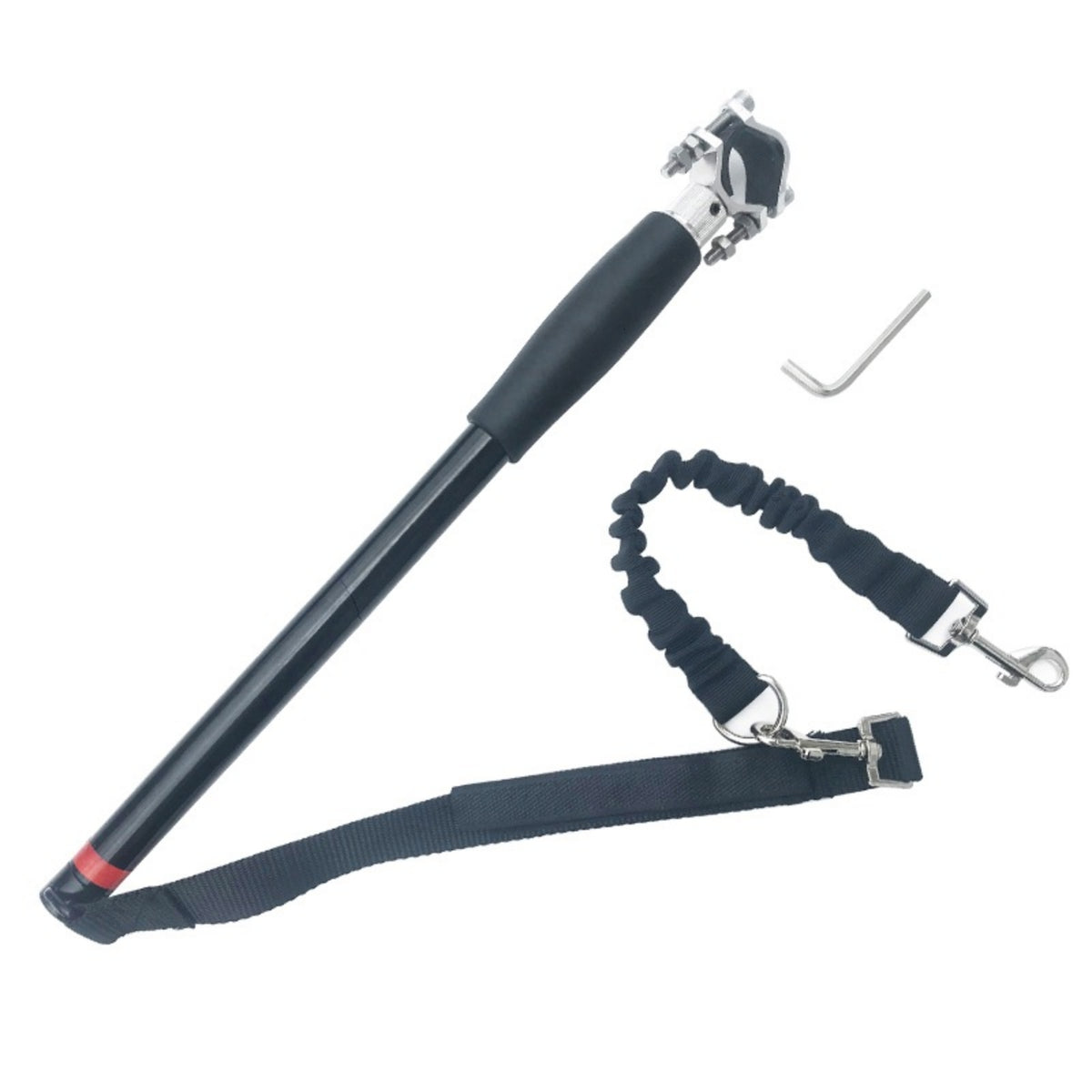 Hands Cycle and Dog Leash Shock-Absorbing Bike Leash with Spring Absorber for Bicycling