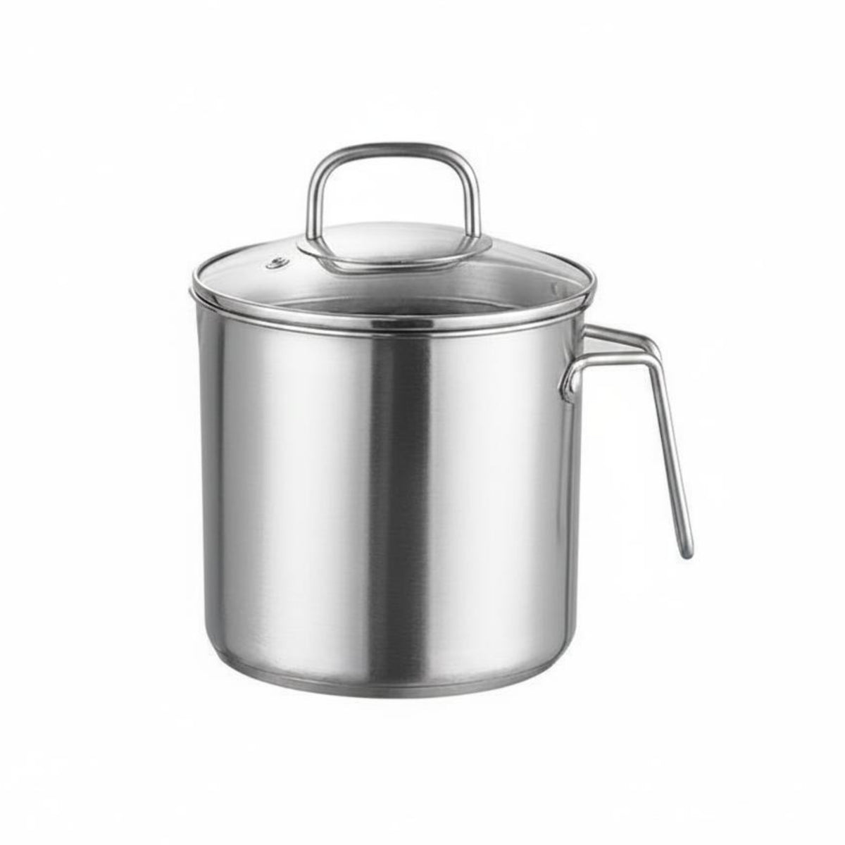 Deep Fryer Pot with Basket Single Handle Stockpot with Lid Strainer Insert Cookware