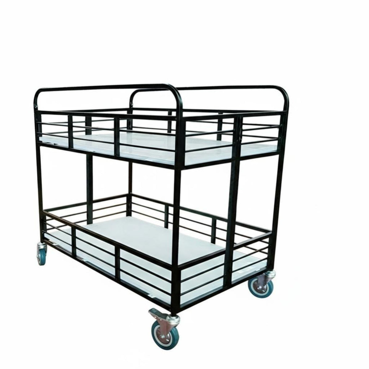 Supermarket Foldable Cart, Display Rack, Mobile Sales Trolley, Multi-Color, Random Pattern