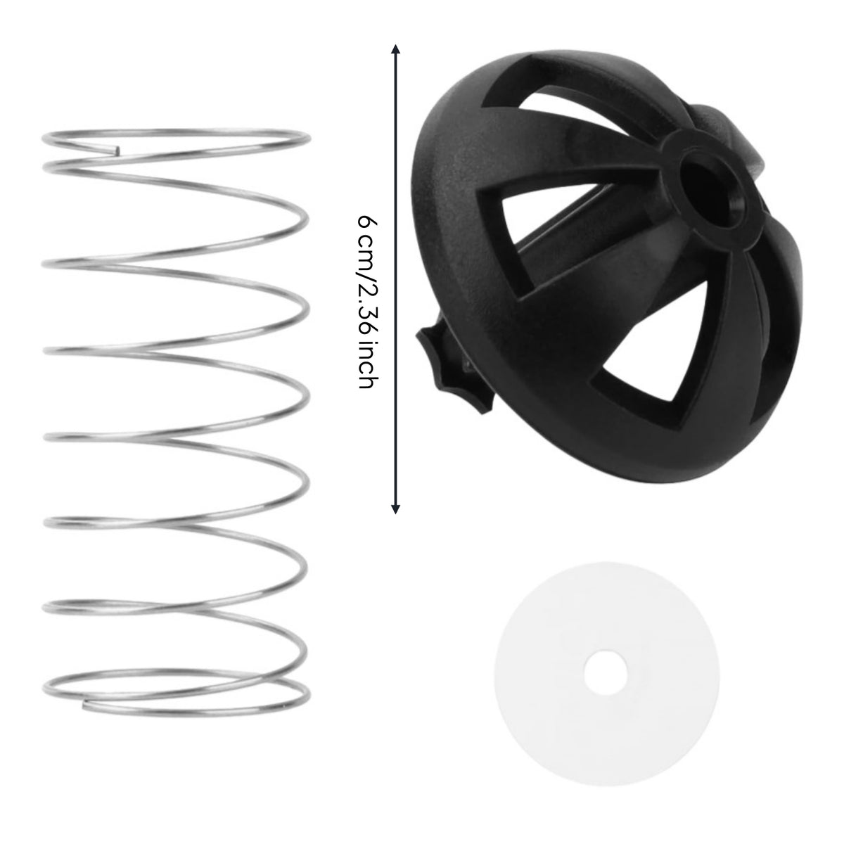 Easy to Install Basket Bottom Spring Seal Kit Heat Resistant Coffee Maker Spring Seal Kit BPAclear Safe