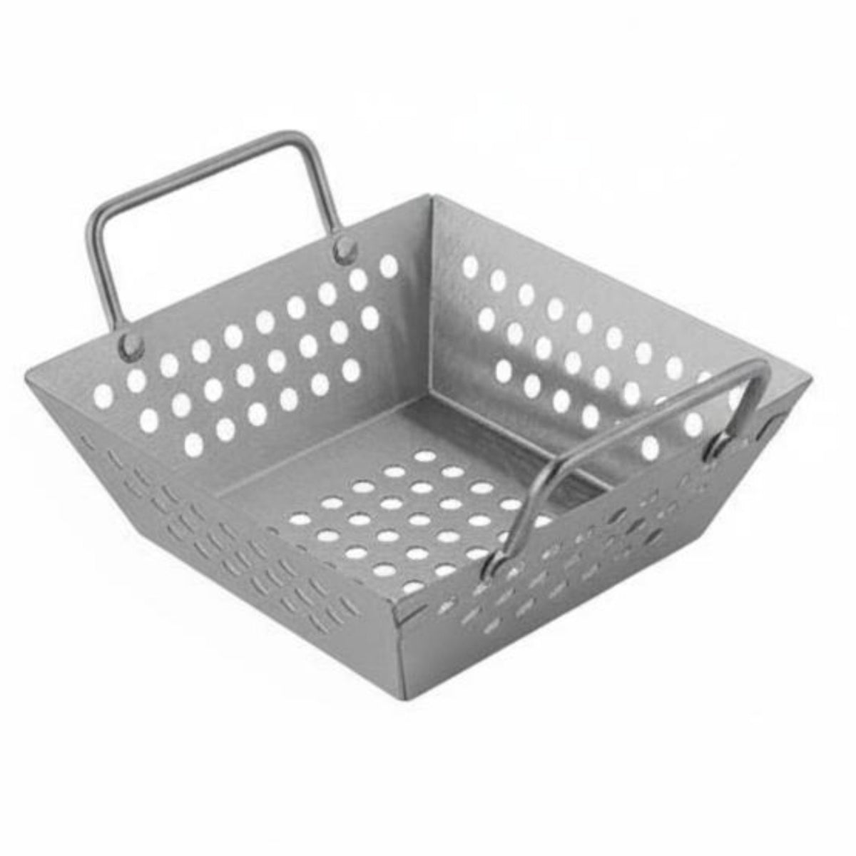 Stainless Steel Frying Basket Thickened Material Square French Fry Holder Rustproof Square Serving Basket for Chefs