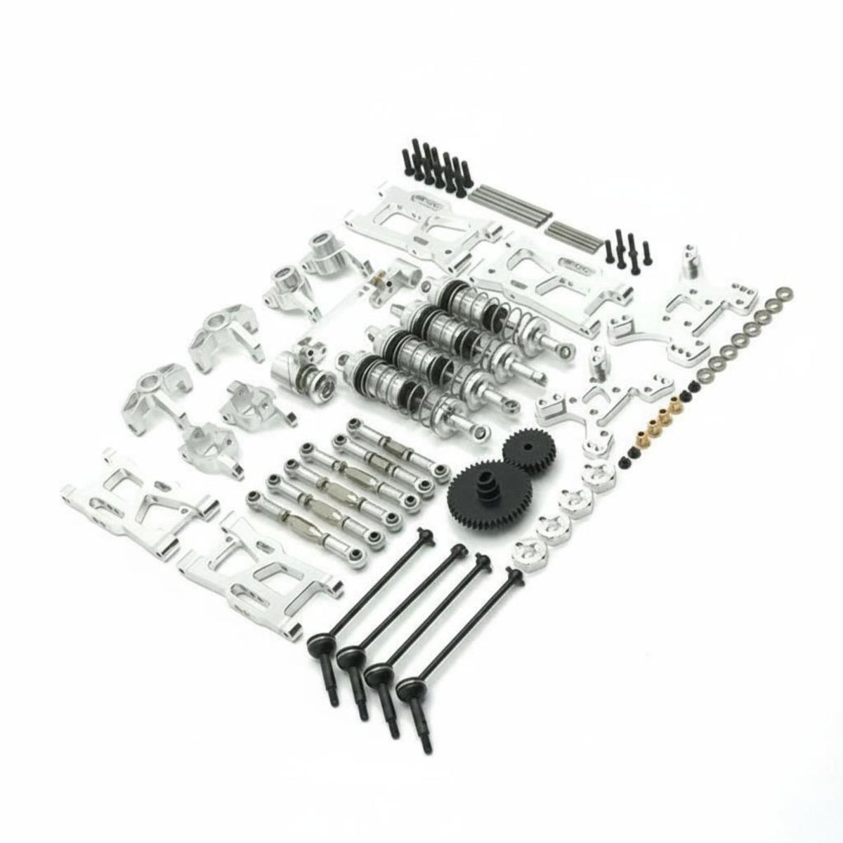 1:12 1:14 RC Car Metal Upgrade Kit Hobbyist Supplies with front and rear swing arms steering cups for WLtoys