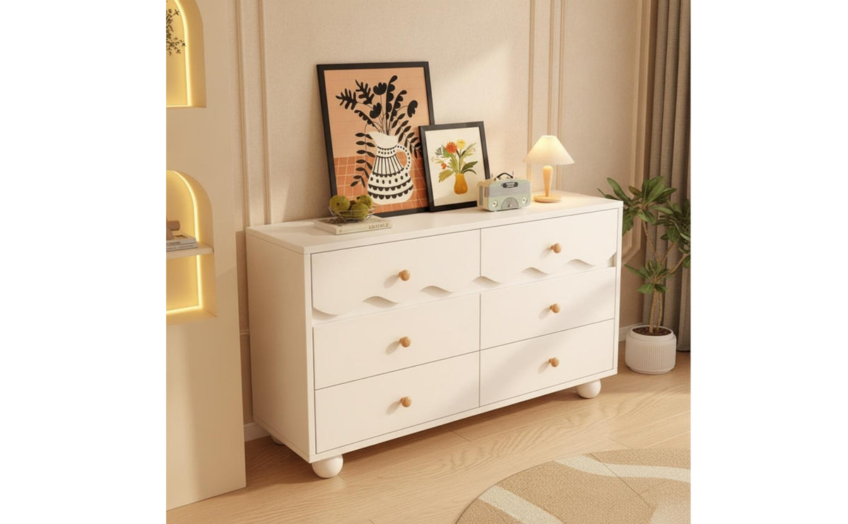 Wood Storage Cabinet with Drawers Wooden Sideboard with Drawers Sturdy Wooden Sideboard Buffet Cabinet for Apartment Dwellers, Living Room