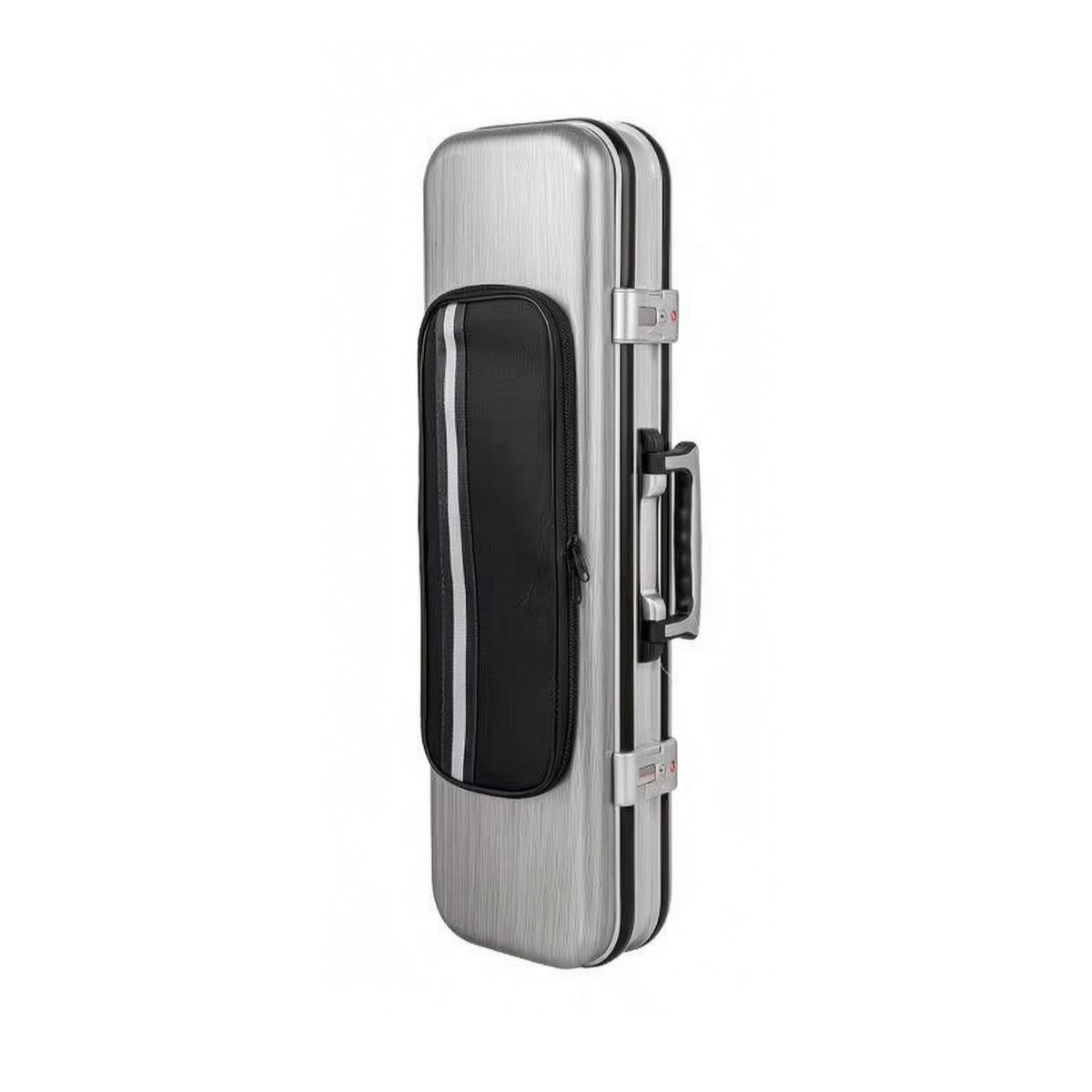 Lock Clasps Clamshell Saxophone Case Front Pocket Hard Saxophone Case Rounded Corners Lined Interior for Back Carrying