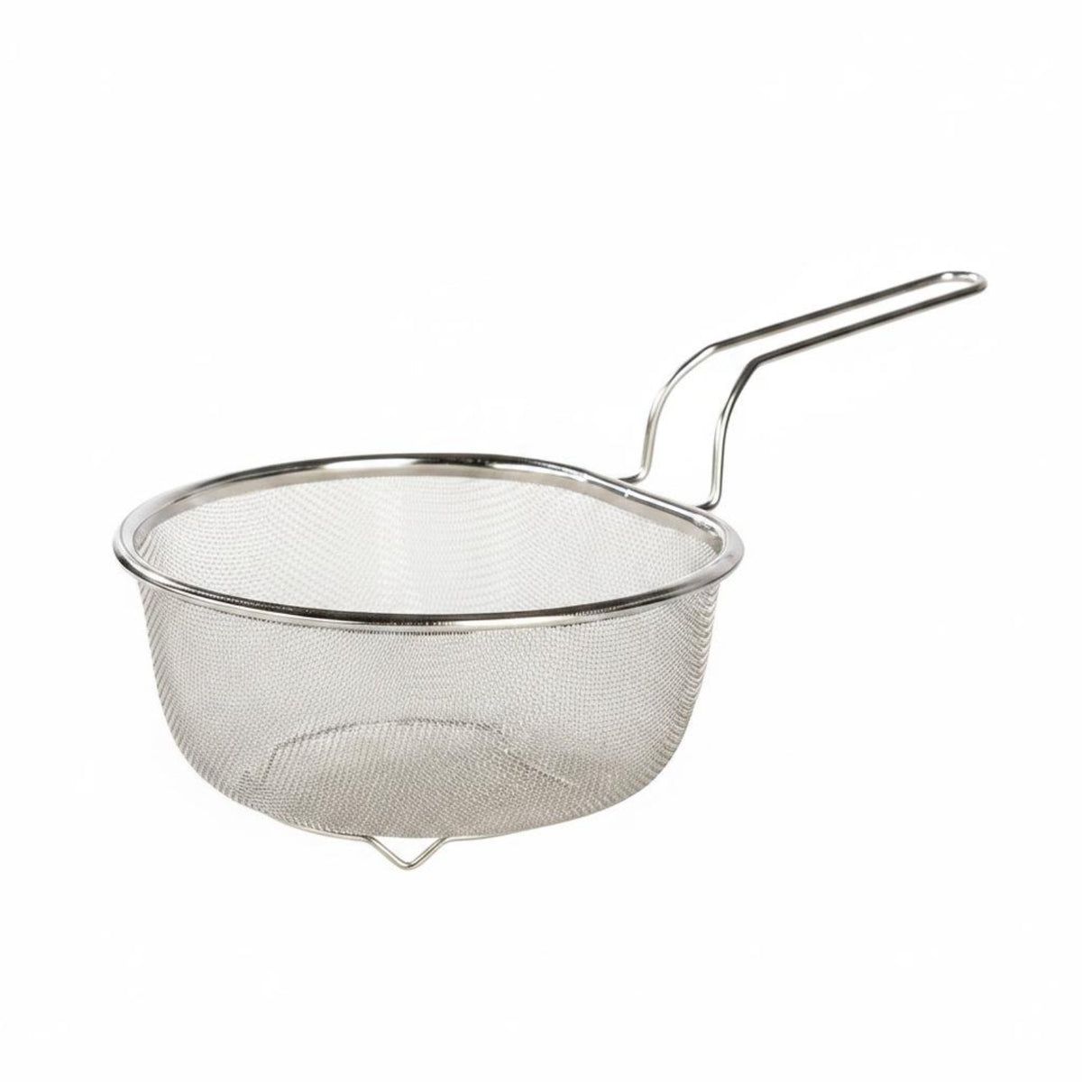 Mesh Frying Strainer Food Grade Stainless Steel Mesh Basket Easy to Clean Oil Drain Basket for Boiling