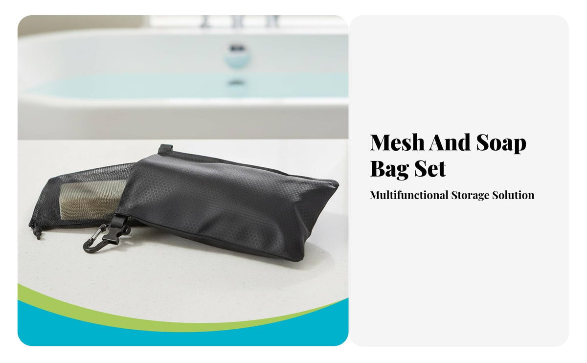 Waterproof Soap Bag Portable Reusable Toiletry Organizer for Journeyers